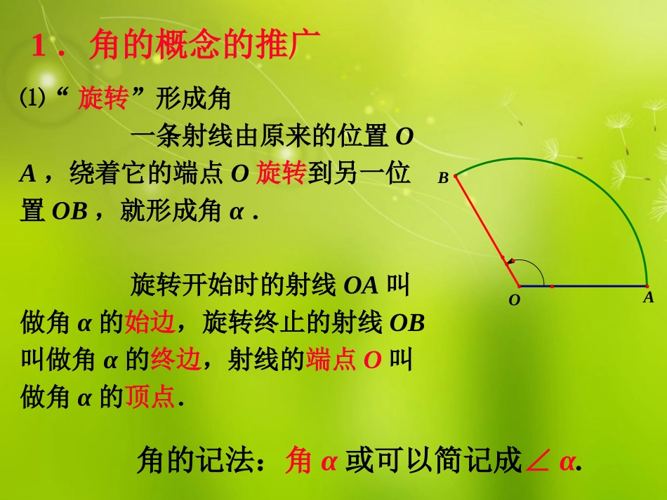 浙江省乐清市白象中学高中数学-1.1.1《任意角》-课件-新人教A版必修4_第2页
