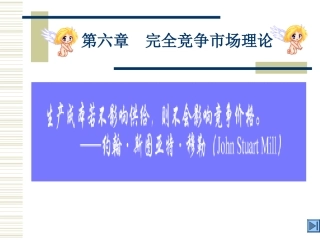 完全竞争市场理论
