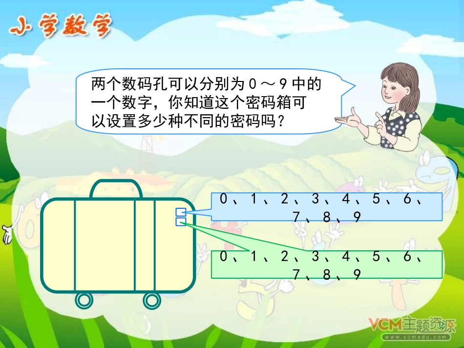 人教2011版小学数学三年级数学广角——排列_第2页