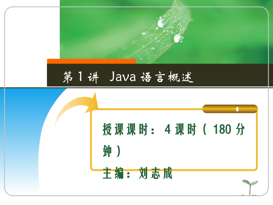 ch01-java语言概述_第1页