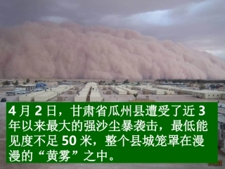 3.2.1荒漠化的危害与治理
