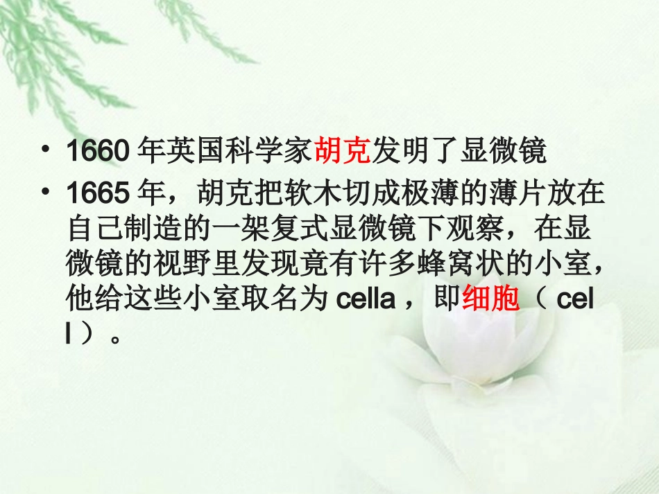 浙江省临海市杜桥中学高二生物《细胞概述》课件_第2页