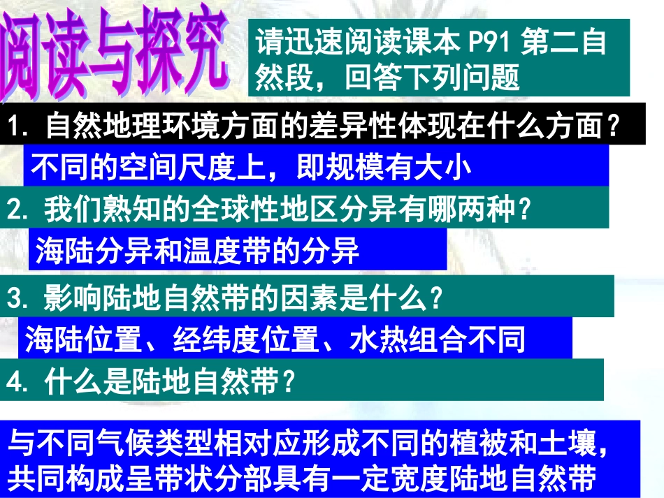5.2地理环境的差异性1._第3页