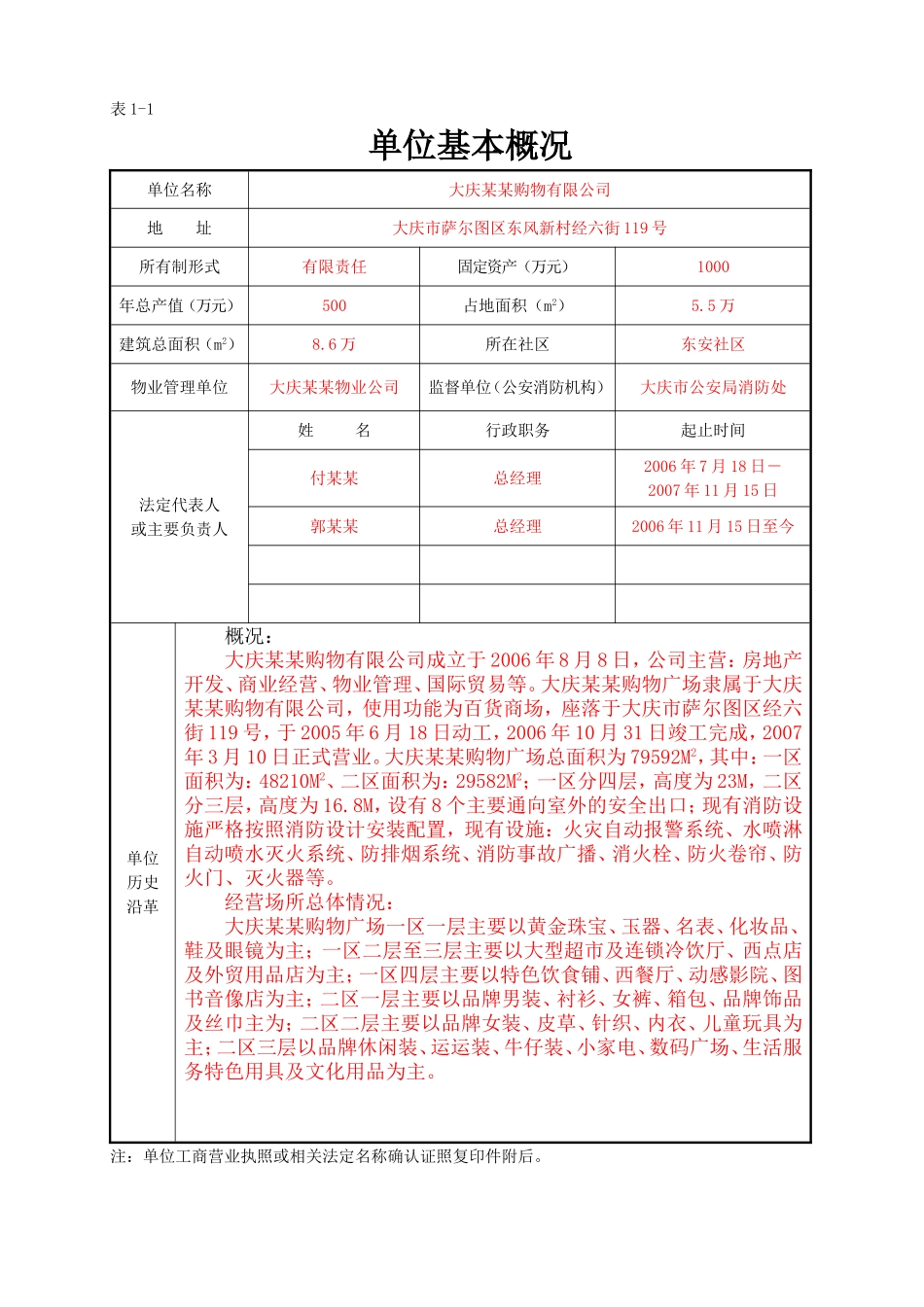 消防档案A(样式)_第3页