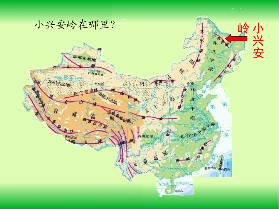 23美丽的小兴安岭_第1页