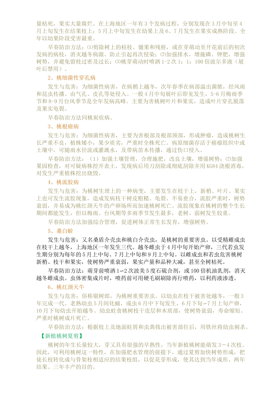 桃树不同时期的管理及修剪方法_第3页