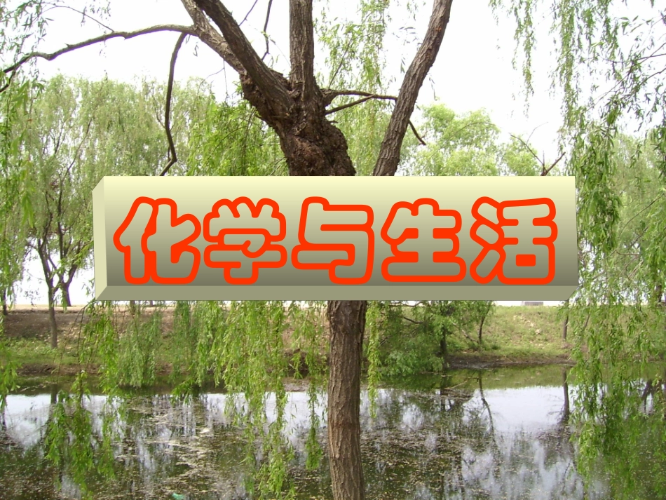 高二化学选修1-专题一空气的质量的改善课件_第1页