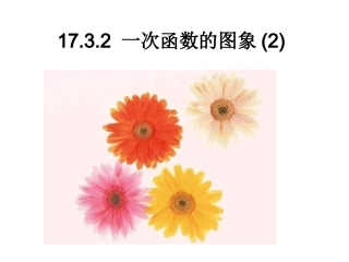 17一次函数的图象(2)