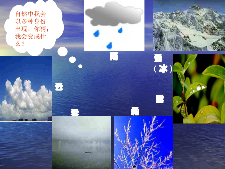 青岛版小学科学《小水滴的旅行》_第3页