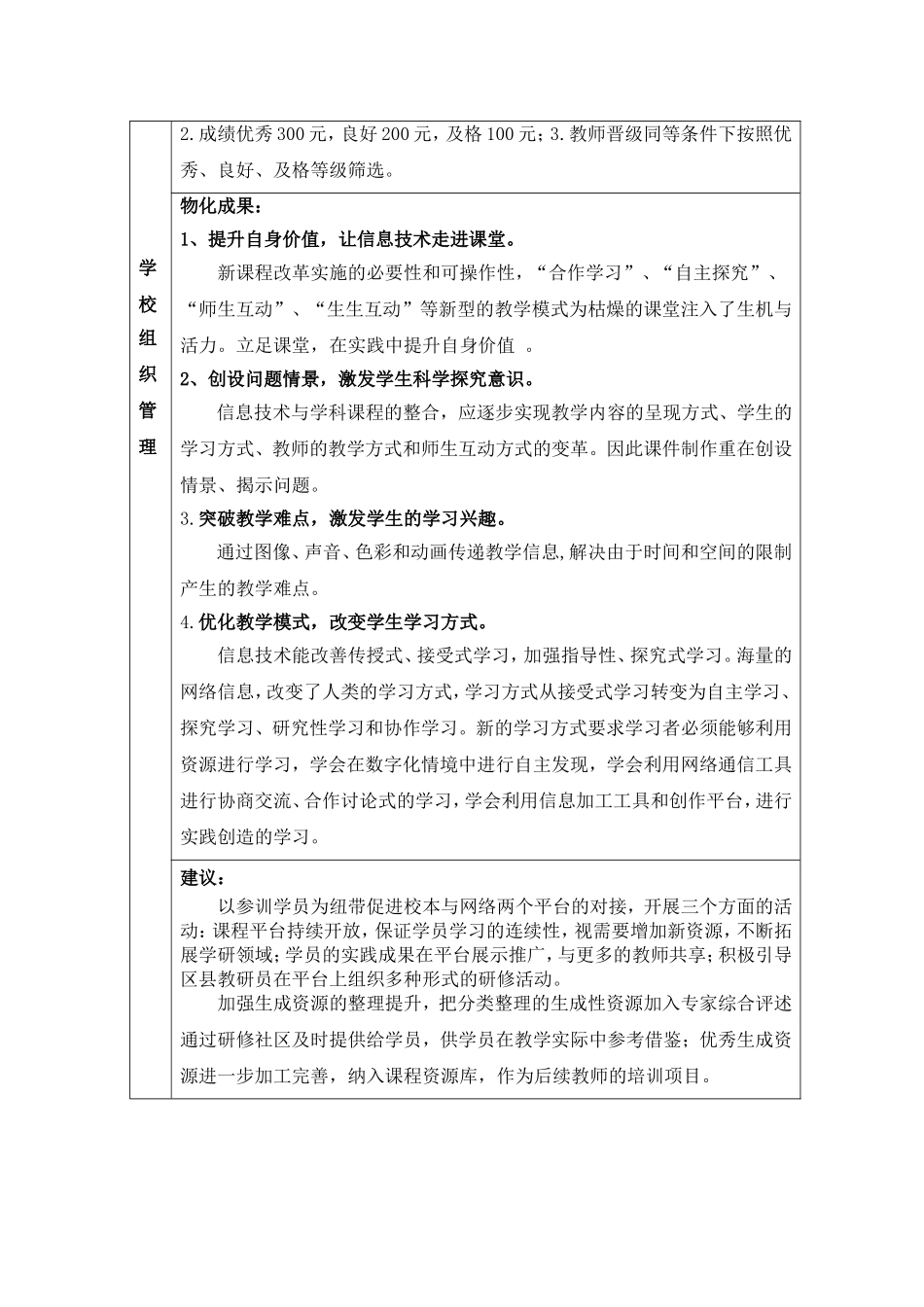 板桥初中2015年度信息技术提升培训管理与考核制度_第3页