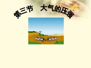 浙江省温州市平阳县腾蛟一中八年级科学上册《第三节-大气的压强》课件(1)-浙教版