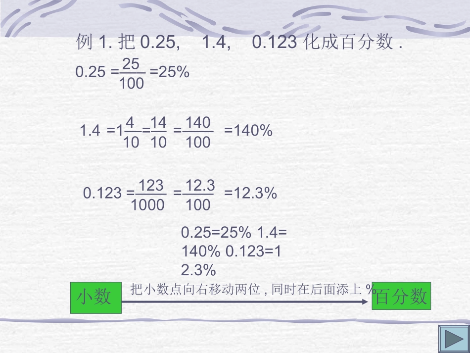 百分数、小数和分数的互化_第3页