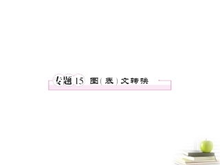 2012届高三语文二轮复习-图(表)文转换课件