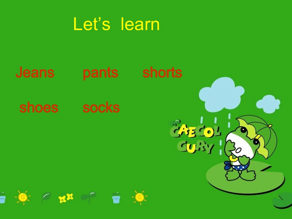 小学英语课件-unit-3-is-this-your-shirt3_第2页