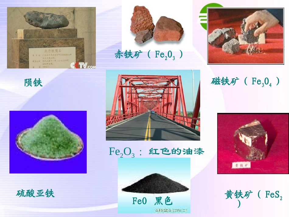 高中化学-第二节-几种重要的金属化合物Fe课件-新人教版必修1_第2页