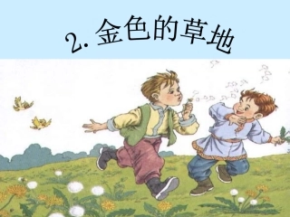 《金色的草地》ppt课件【21页】