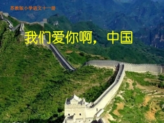 我们爱你啊中国修改