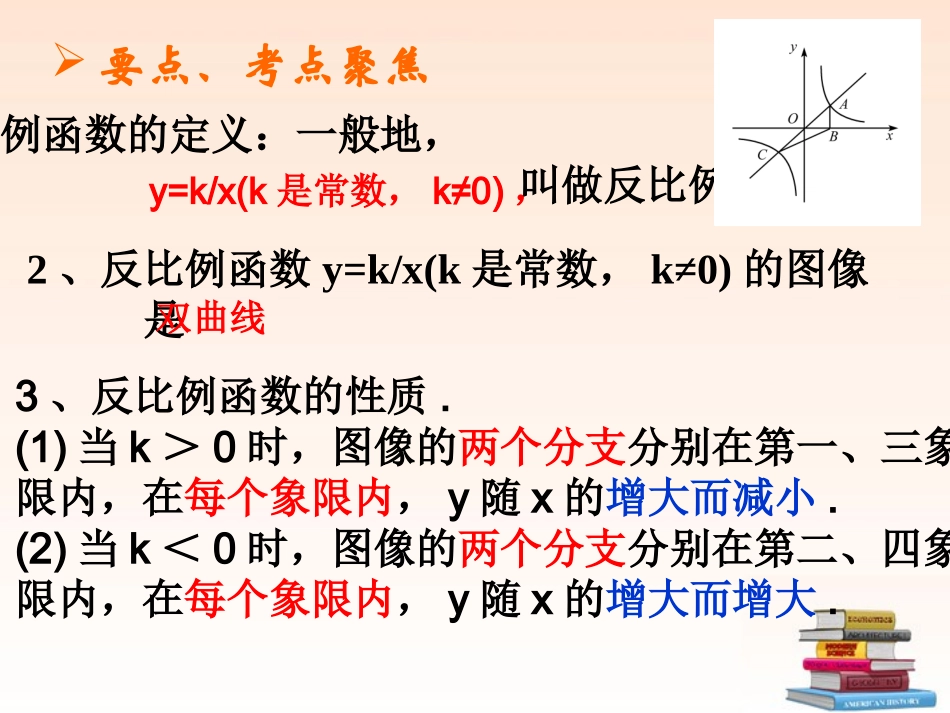 浙江省温岭市城南中学九年级数学-《反比例函数》课件_第2页