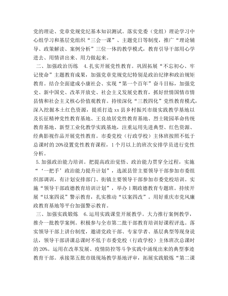2024年全县干部教育培训工作要点 _第2页