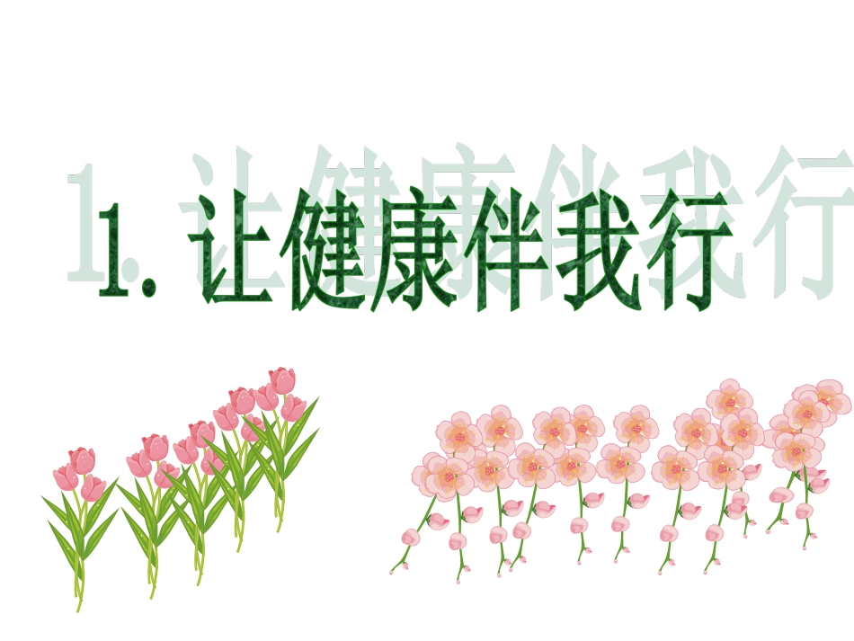 《让健康伴我行》课件2_第1页