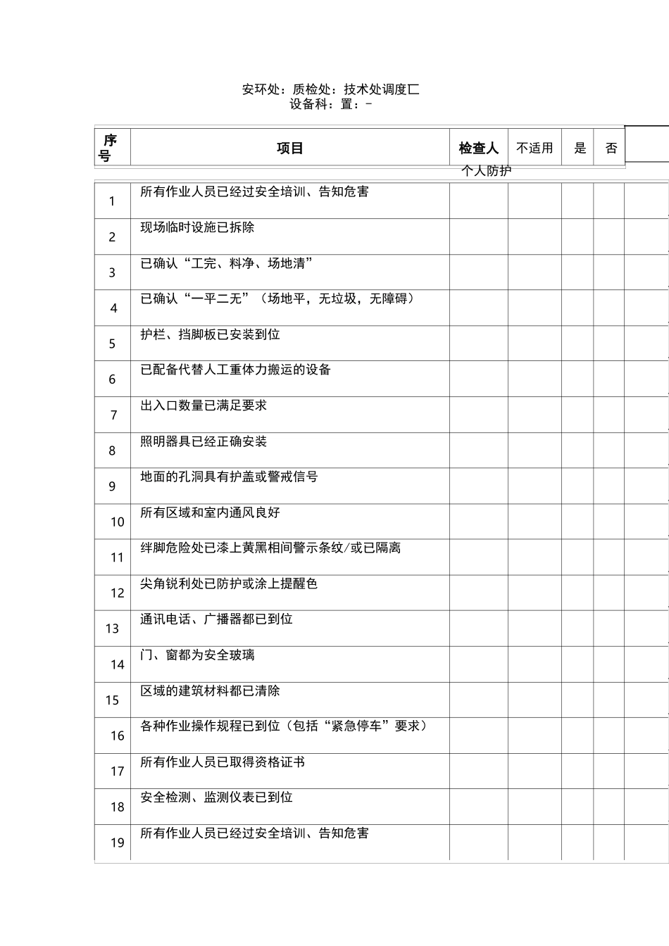 开车前安全检查表_第1页
