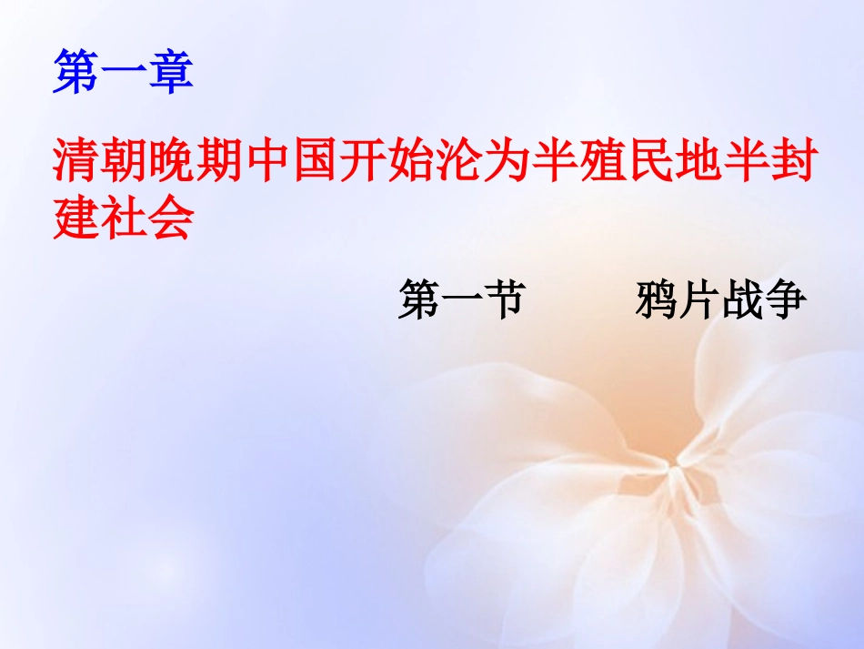 广西桂林市逸仙中学2012-2013学年高一历史下学期《鸦片战争》课件_第2页