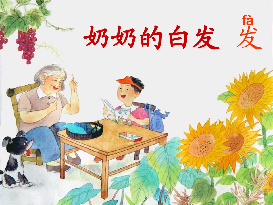 《奶奶的白发》课件_第1页