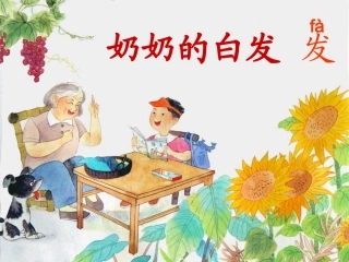 《奶奶的白发》课件