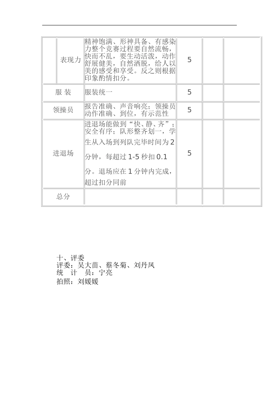 广播操、集体舞活动方案_第3页