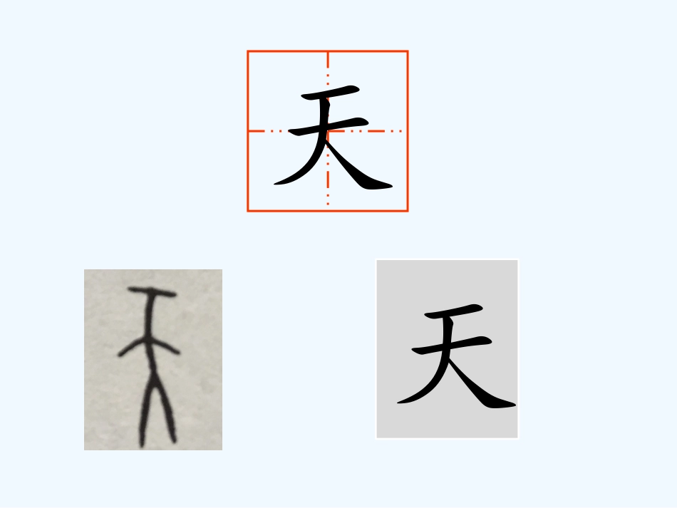 人教2011课标版一年级语文上册识字1《天地人》课件_第2页