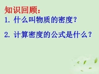 浙江省温州市平阳县腾蛟一中八年级科学上册-《1.3水的密度》课件三-浙教版