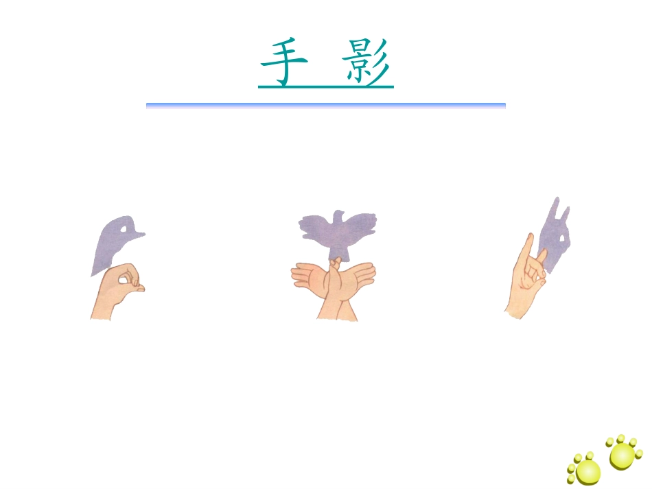 《我的影子》教学演示课件_第2页