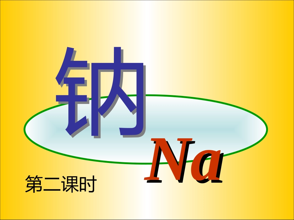高中化学-《钠》2课件-旧人教版_第1页