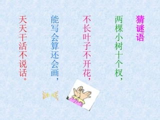 6、胖乎乎的小手(课件)
