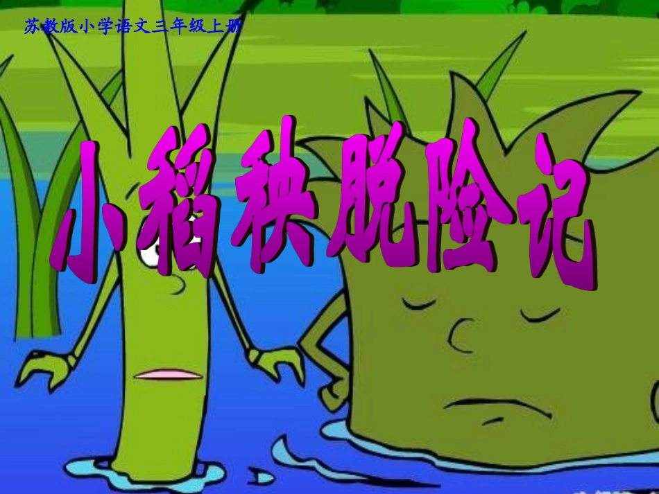 小稻秧脱险记(第二课时)_第1页