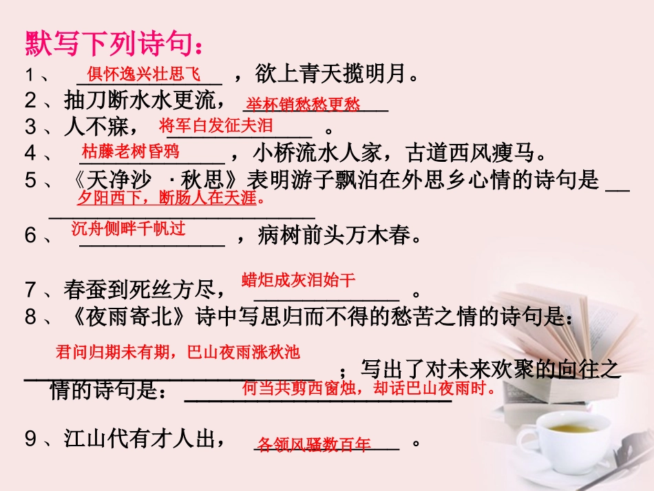 广西灵山县陆屋中学八年级语文下册-诗歌课件-人教新课标版_第2页