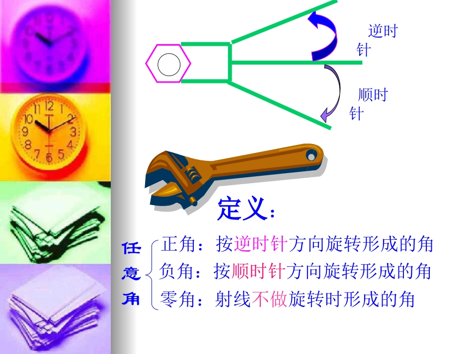 广西桂林市逸仙中学高一数学《角的概念的推广》课件_第3页