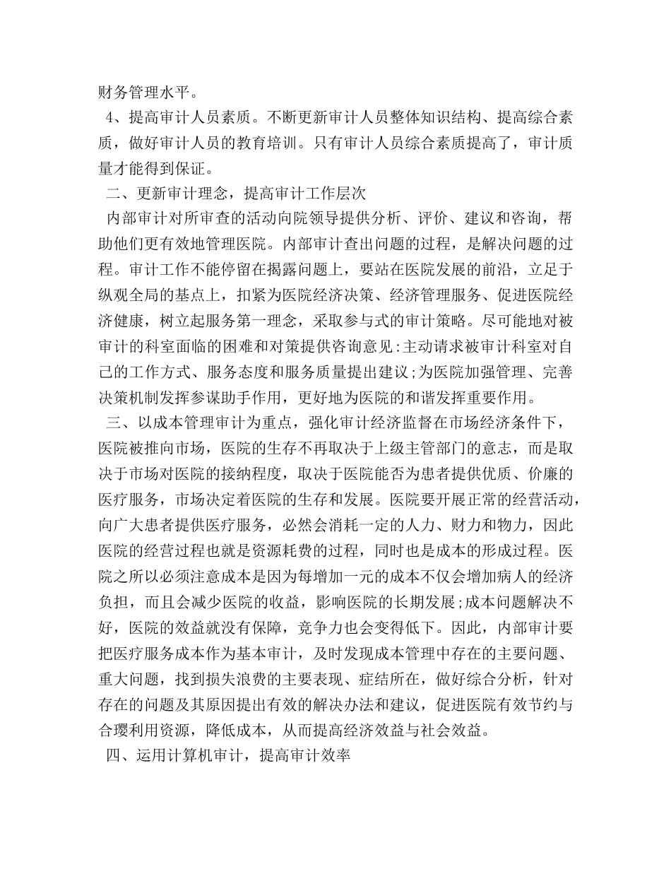 2024年内部审计工作思路 _第3页