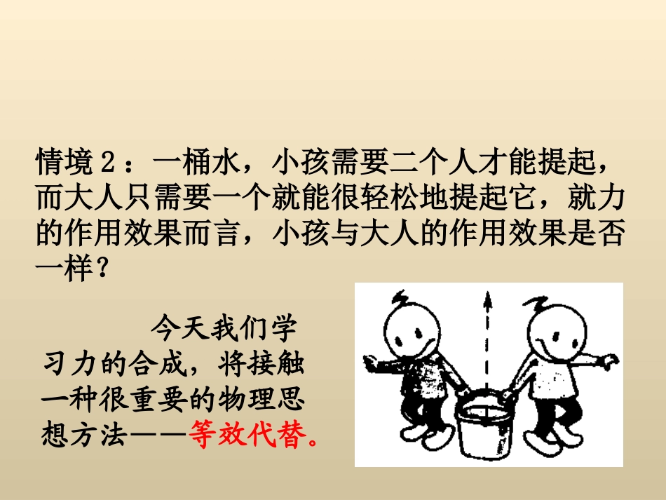 必修1：3.4《力的合成》课件(新人教版必修1)_第2页