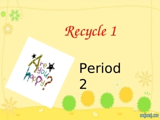 六年级英语上册Recycle1第二课时