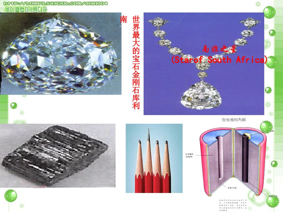 《碳和碳的氧化物》精品课件金刚石、石墨和C60课件(1)_第3页