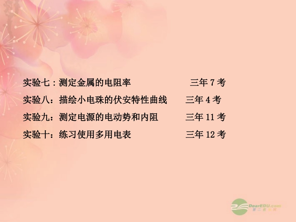 【全程复习方略】2013版高中物理-7恒定电流课件-沪科版_第3页