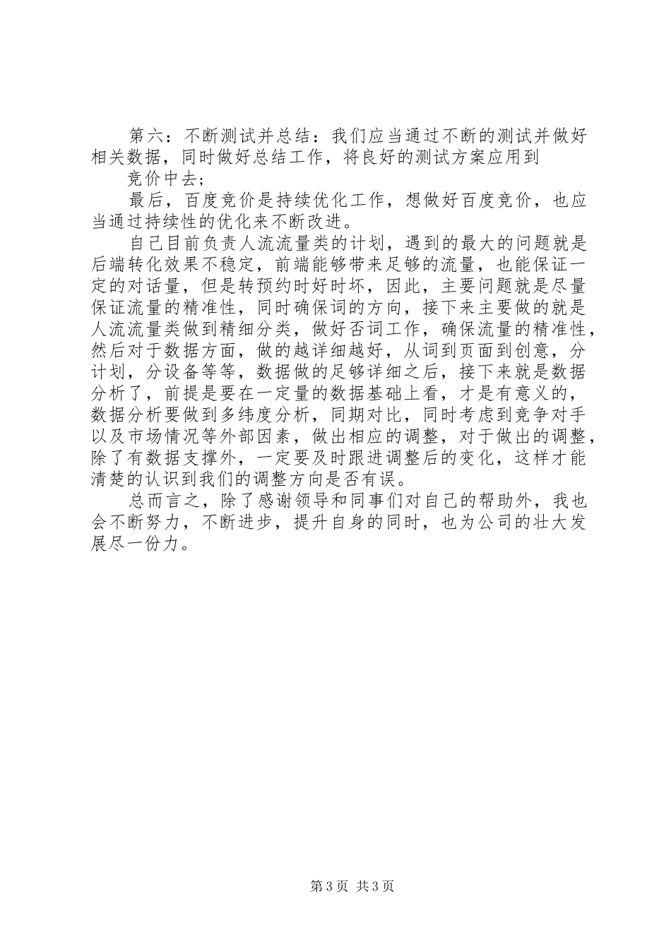 XX竞价年终总结_第3页