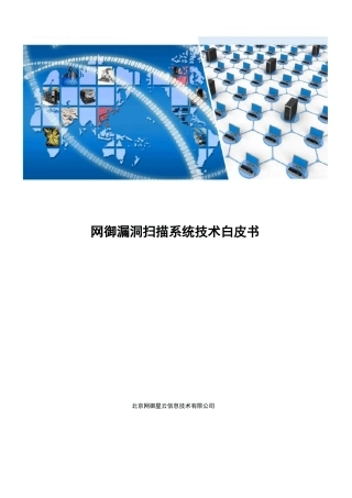 网御漏洞扫描系统技术白皮书_130301_李亚会