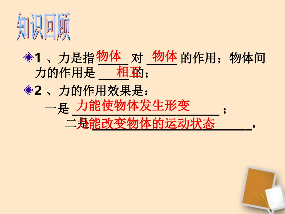 浙江省绍兴县杨汛桥镇中学七年级科学《力的存在》课件(2)_第1页