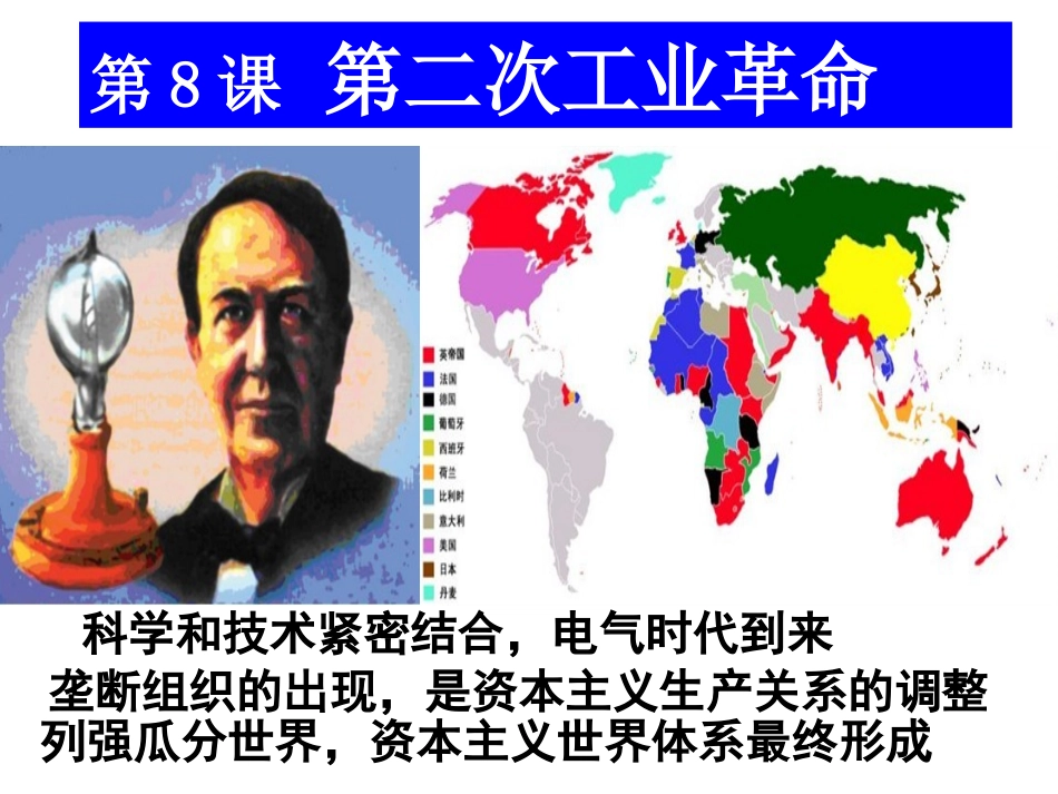 《第二次工业革命》课件6(人教版必修2)_第1页