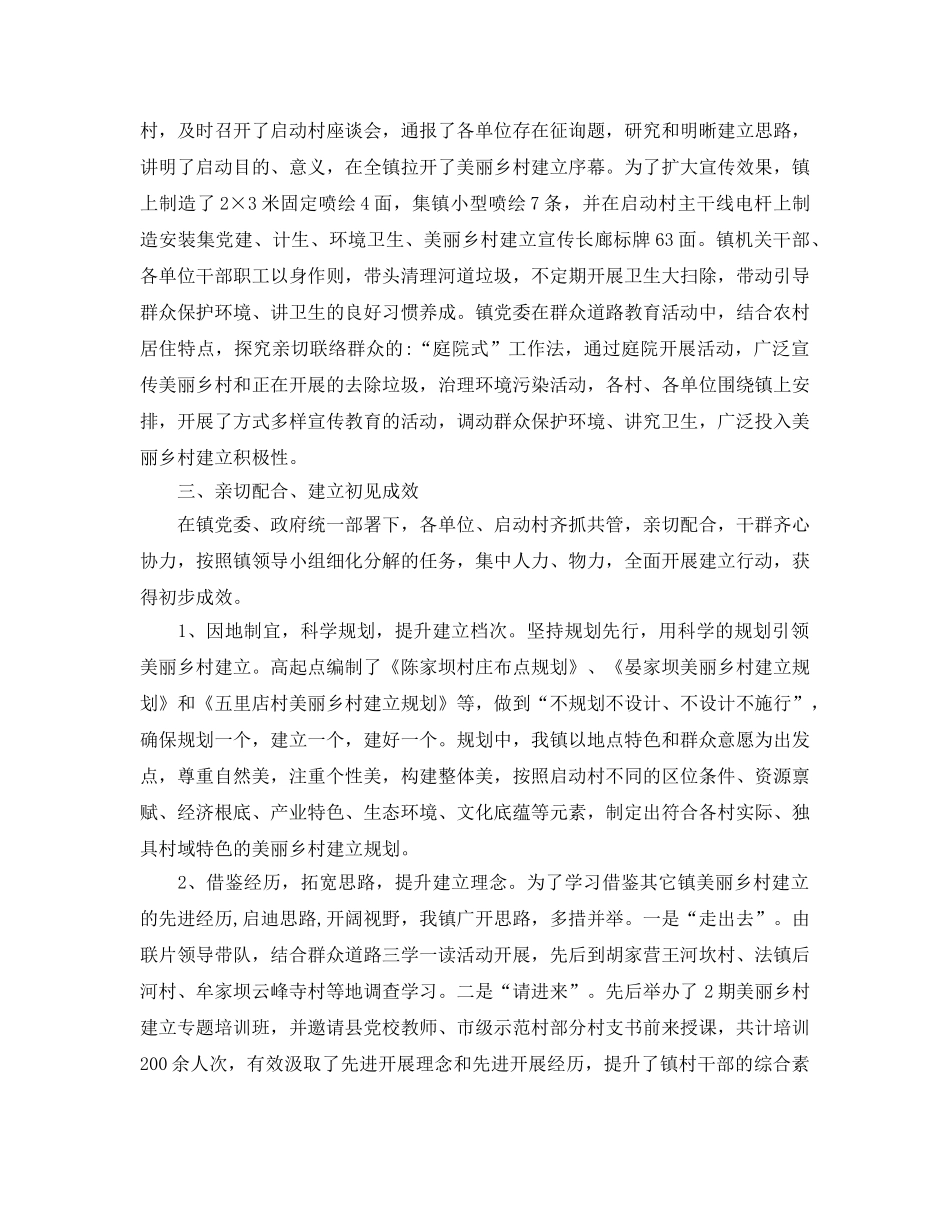 2024年美丽乡村建设工作参考总结 _第2页