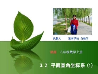 《3.2平面直角坐标系》