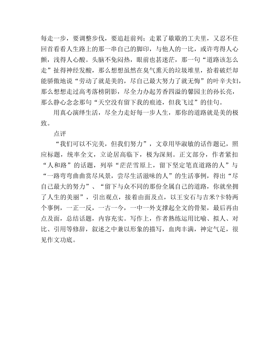 2024年江苏卷高考满分作文美在尽力 _第2页