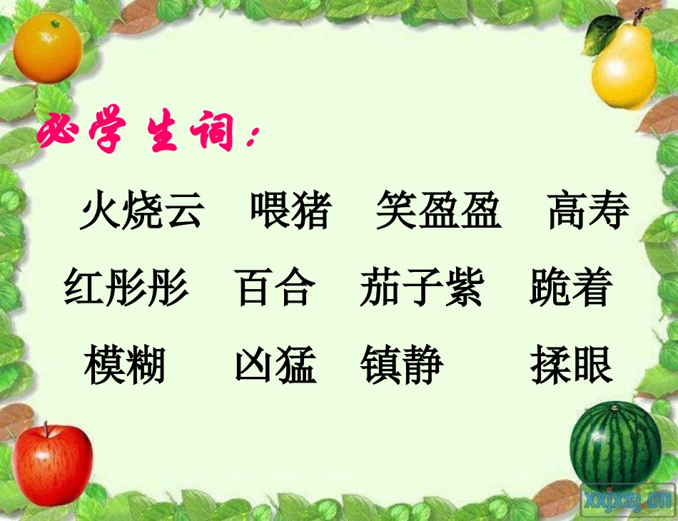 4--《火烧云》PPT课件_第3页